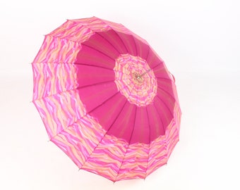 Vintage 70's Umbrella Parasol 1970's