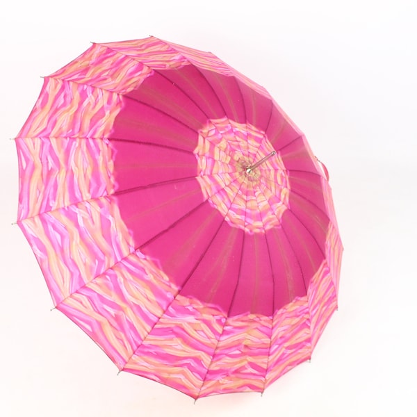 Vintage 70's Umbrella Parasol 1970's