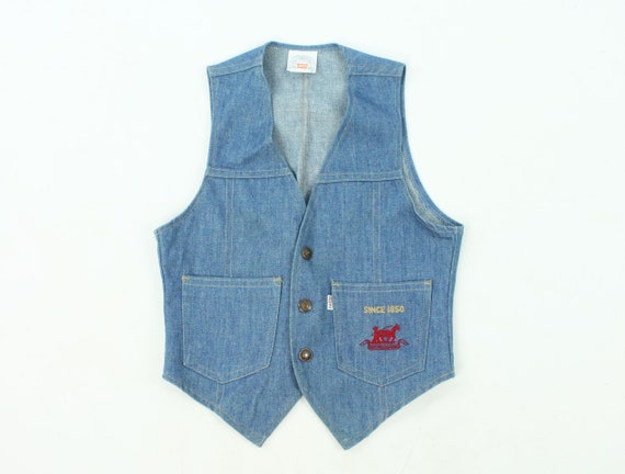 boys denim vest