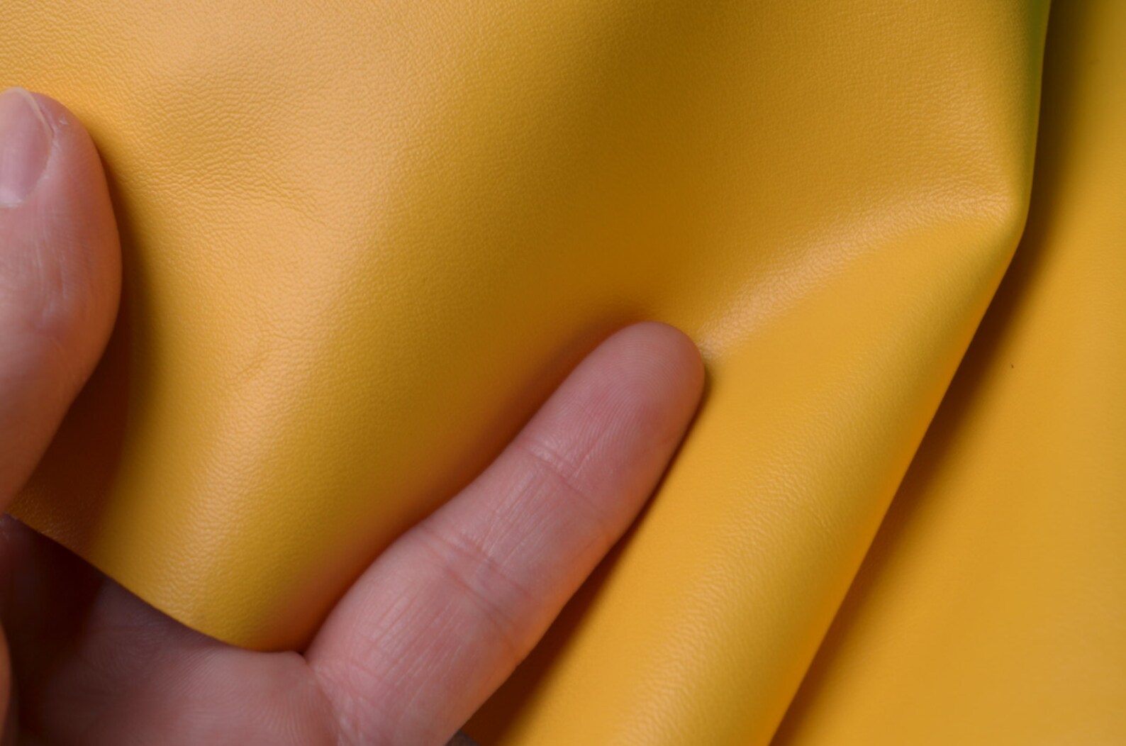 1/4 Yard 0.7mm Yellow Leather Fabricsolid Vinyl Leather Etsy Israel