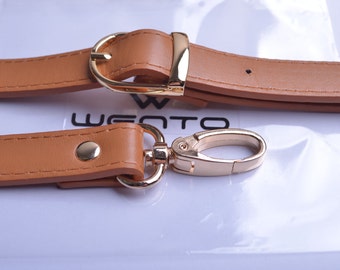  Wento 1pcs 43''-49'' Pu Camel Faux Leather Adjustable
