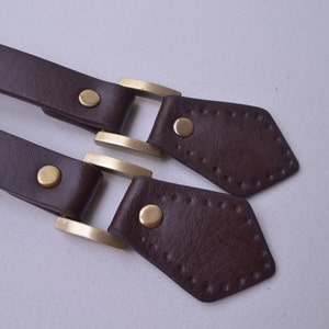 Pair 24 Inches Vinyl Leather Purses Straps With Tagsbrushed - Etsy