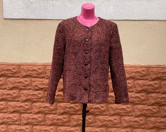 Vintage orange blazer, size L