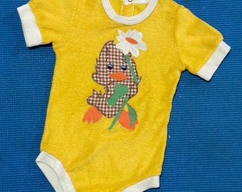 Yellow newborn kids body (3-6 months)