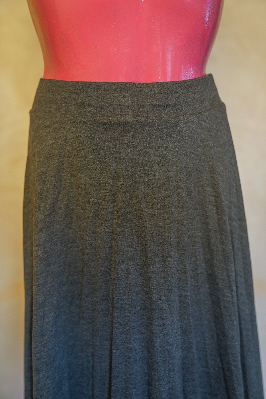 Grey Pleated Skirt, Size M - Etsy
