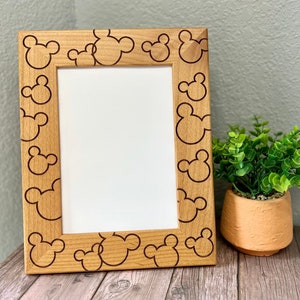 Mickey Mouse 5x7 Picture Frame Custom Disneyland, Disney World, Disney