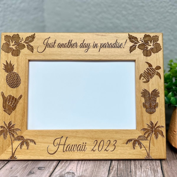 Hawaiian Picture Frames 4x6 Etsy