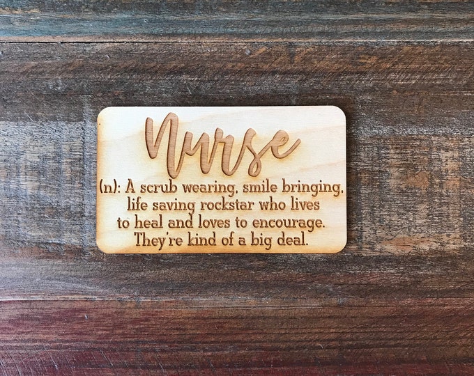 Kitchen Magnets Creativelaserart4u Rustic Wedding Favors And Kitchen Magnet Nurse Definition Laser Engraved
