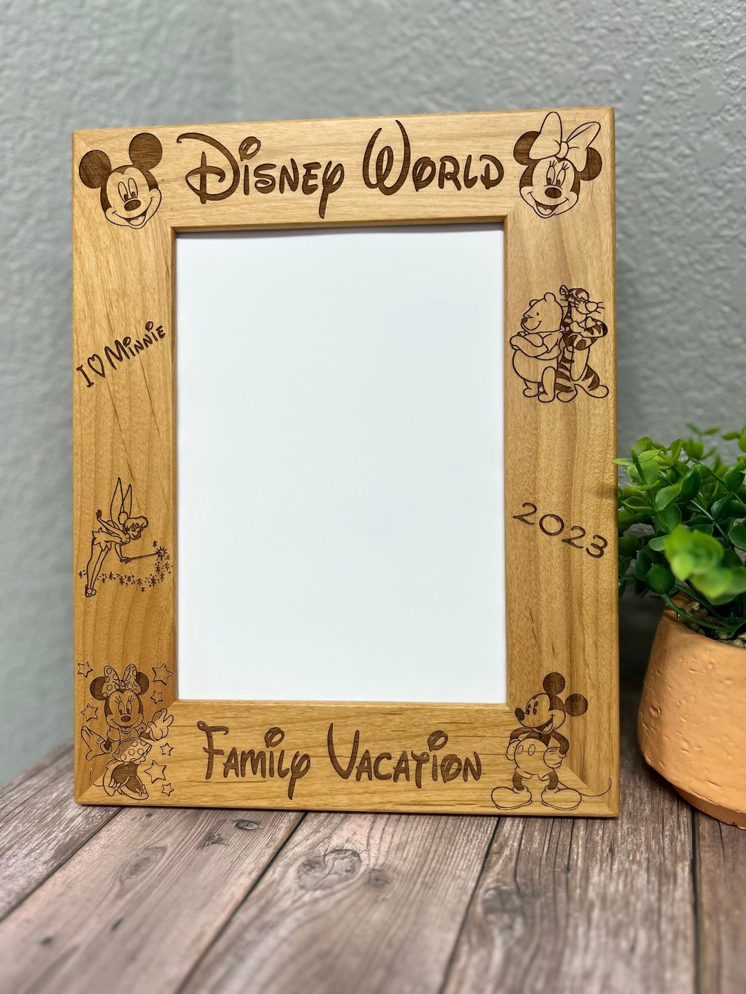 Disney World 5x7 Mickey and Minnie Mouse Picture Frame, Disney