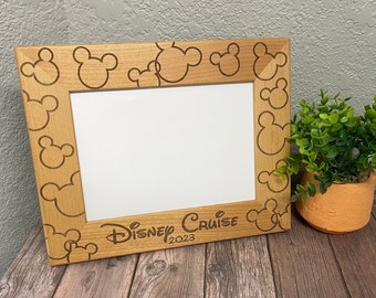 Disney Cruise 5x7 Picture Frame Custom Disneyland, Disney World, Disney