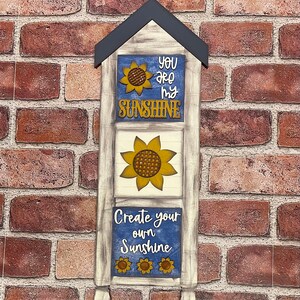 Bird House Kit 5PCS, Natural Wooden Bird Houses To Paint