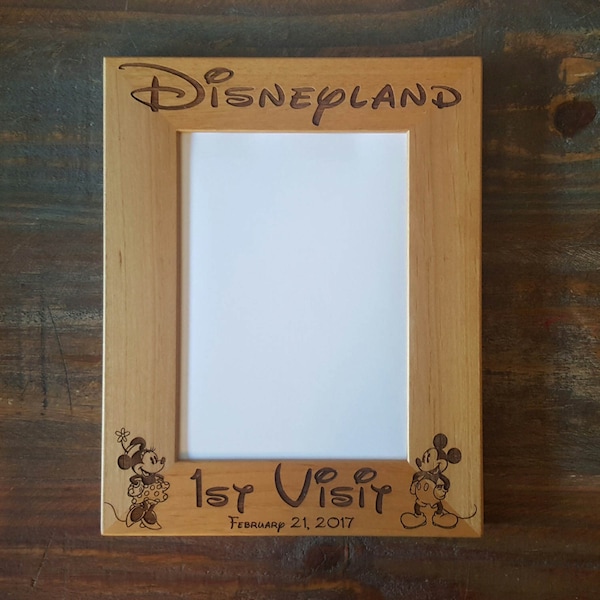 Disneyland First Visit Frame Etsy