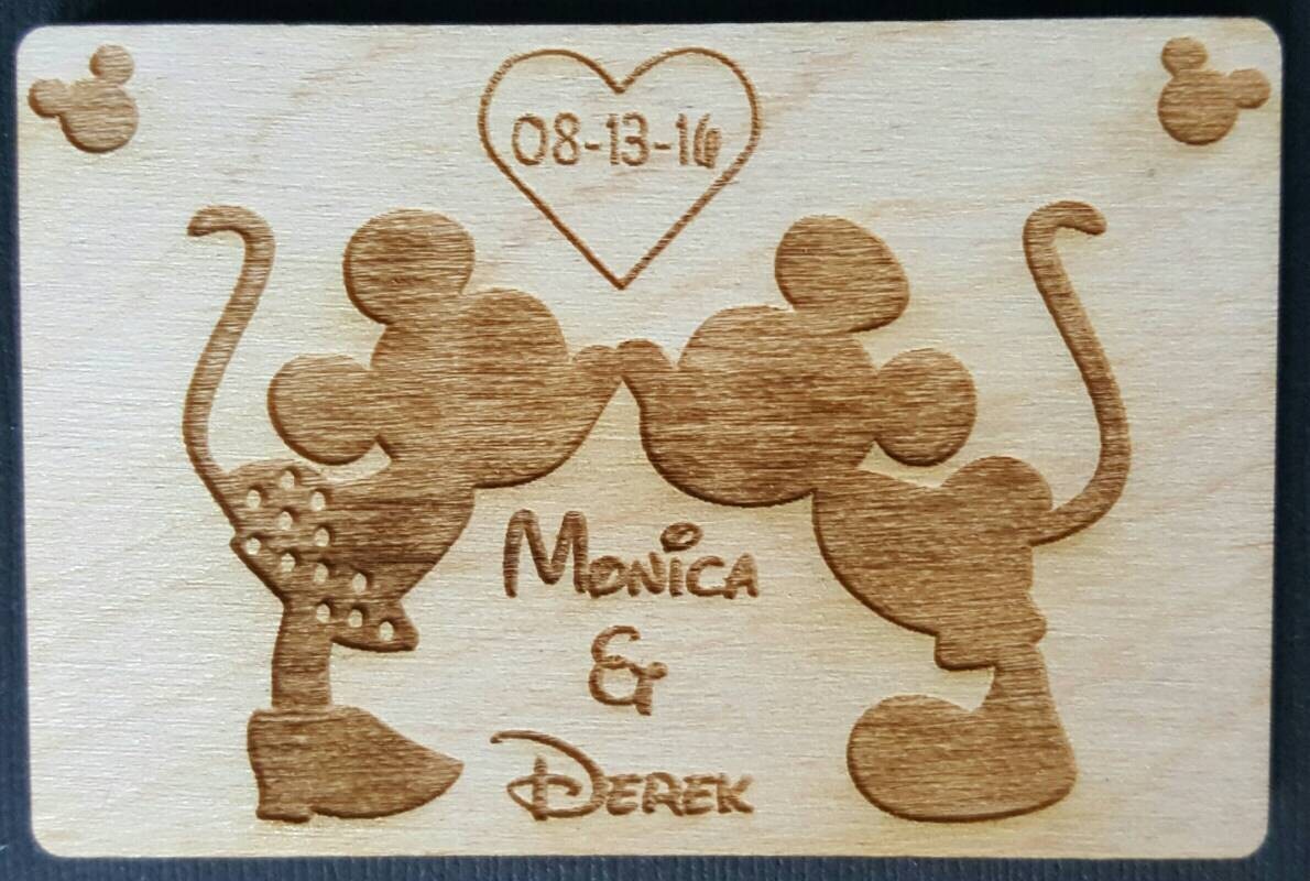Wedding Favor 10 Mickey And Minnie Mouse Wedding Favor Magnets