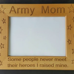 Military 4x6 Custom Picture Frame, Army, Navy, Marine, Air Force, Coast Guard, National Guard