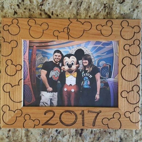 Disney World 5x7 Mickey and Minnie Mouse Picture Frame Etsy