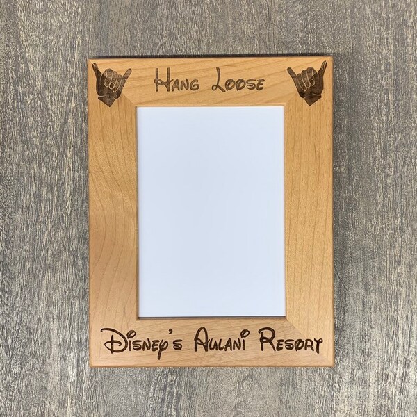 Hawaiian Picture Frame 5x7 Etsy