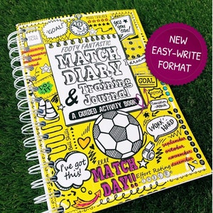 Footy Fantastic: Wiro Bound Matchday Diary & Training Journal