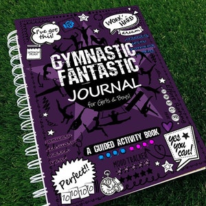 Gimnasia fantástica: diario de entrenamiento y competición guiados / Idea de regalo de gimnasia para niños y niñas / Diario y revista de bienestar deportivo