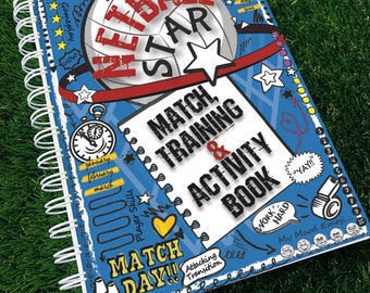Netball Training Journal: Match & Activity Book | Top netball Christmas gift idea