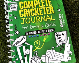 Cricket Journal: Match & Training Diary for Boys and Girls | Top cricketers Christmas gift idea