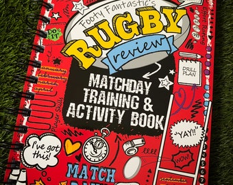 Rugby Review: Rugby Match Diary, Training & Activity Book