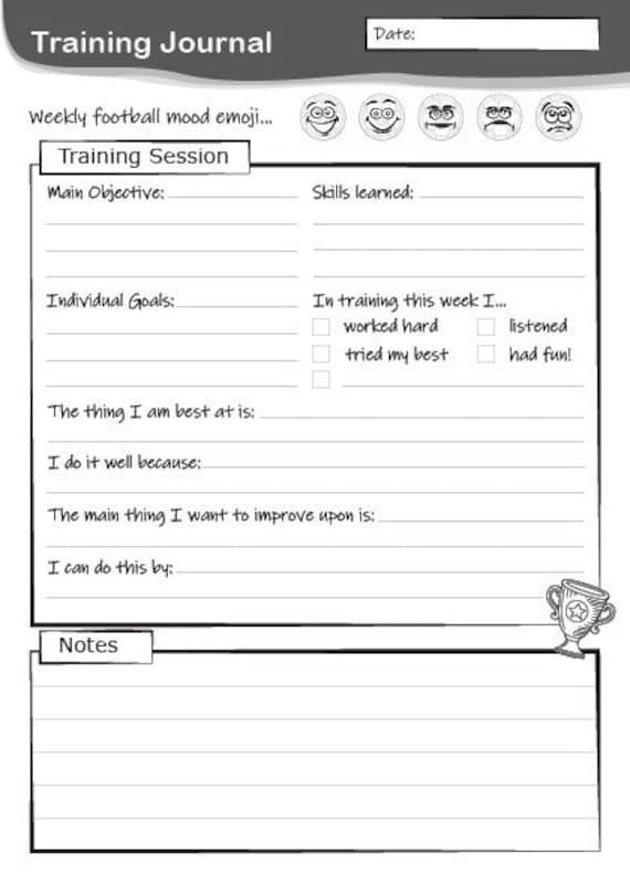 Journal D'entraînement De Football : Journal Du Jour Du Match, Livre D'activités Guidées | Meilleur Cadeau De Noël Pour Le Football - France