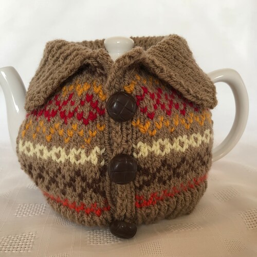 1960s Retro Tea Cosy Pattern 6 Knitting Patterns Tea Cozy PDF Etsy