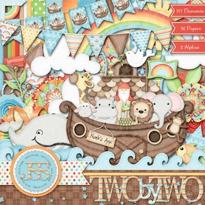 Kit per scrapbooking digitale Two By Two - Scrapbooking digitale