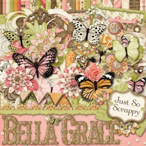 Digitaal plakboekpakket Bella Grace - digitaal plakboek