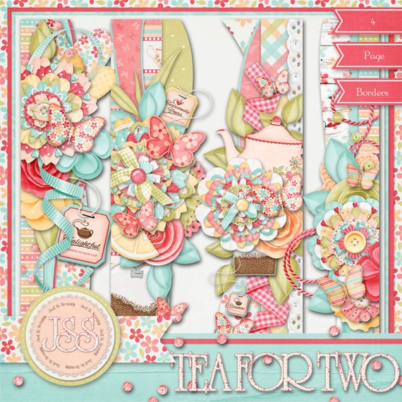 ページボーダー - Tea For Two 12インチ ページボーダー