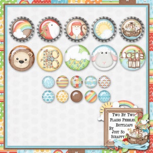 Kit de álbum de recortes digital dos por dos Flairs - Scrapbooking digital