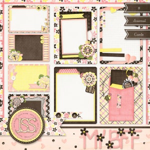 Project Life, pocket scrapbooking, dagboekkaarten - My BFF Friend digitale plakboekkit dagboek en pocket scrapbookingkaarten
