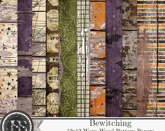 Dad 12x12 Worn Wood Shabby Pattern Papers and Backgrounds, Father's Day ...