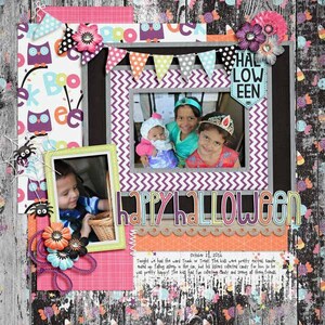 Spookalicious Halloween 12x12 Digital Scrapbook Kit Bundled Collection ...
