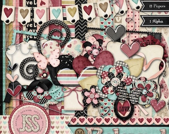 My Beloved Digital Scrapbook Kit Add On - Digital Scrapbooking
