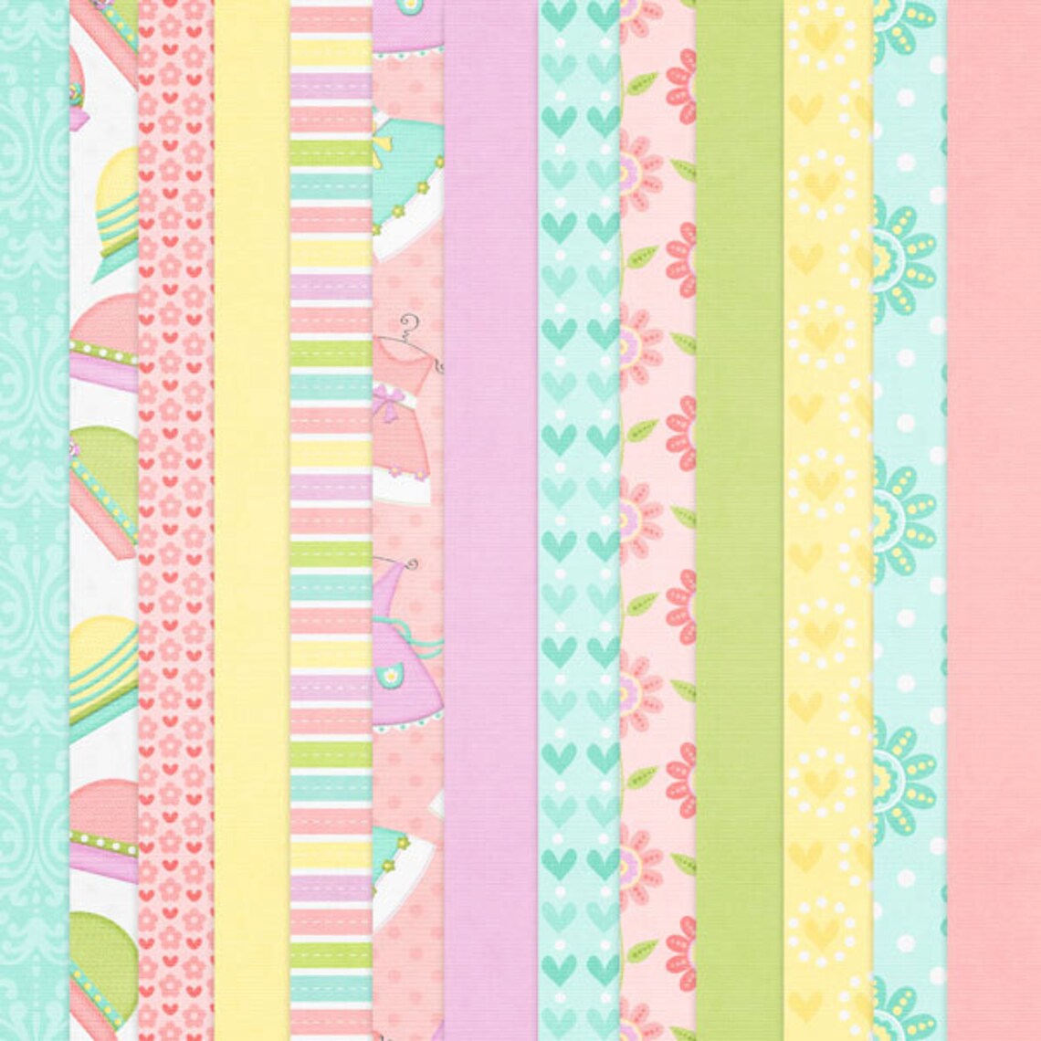 Oh so Pretty Digital Scrapbook Kit - Digital Scrapbooking - Etsy