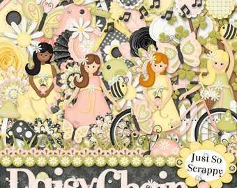 Daisy Chain Digital Scrapbook Kit - Digital Scrapbooking