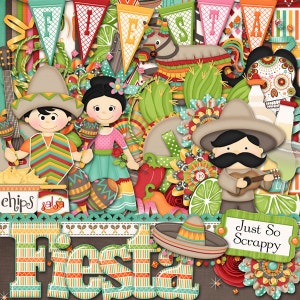 Digitale plakboekkit Fiesta - Digitale plakboekkit