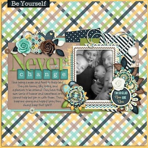 Just Be You Digital Scrapbooking Kit image 4