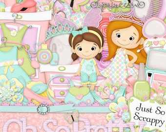 Oh So Pretty Digital Scrapbook Kit - Digital Scrapbooking