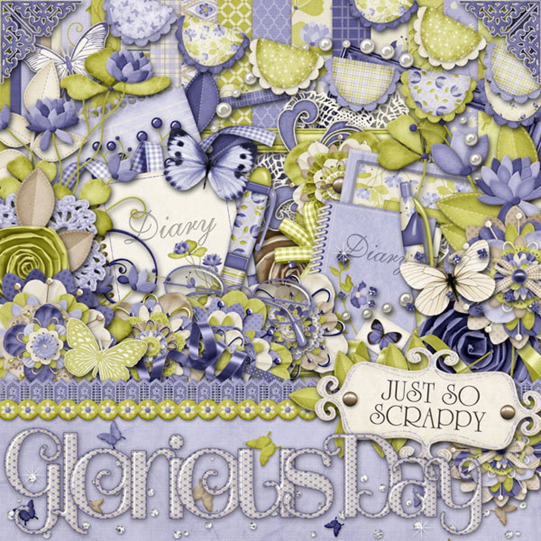 Glorious Day Digital Scrapbook Kit - Digital Scrapbooking - Etsy