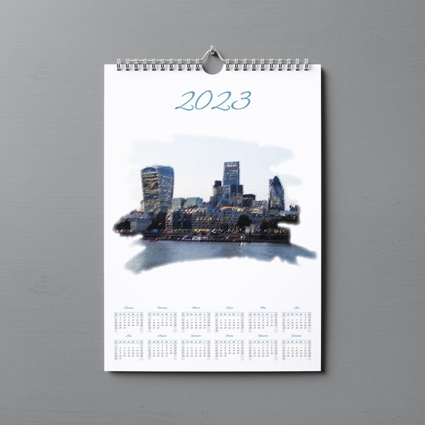 Mach deinen eigenen Kalender - Instant Download 2023 Wand A3 Kalender, editierbar und individualisierbar, KI, pdf, und png geeignet für den Import in Canva