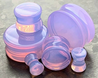 Body Candy Womens 2Pc Ear Plugs White Opalite Faceted Heart Single Flare Ear Plug Gauges Set of 2 Body Candy Womens 2Pc Ear Plugs White Opalite Faceted Heart Single Flare Ear Plug Gauges Set of 2