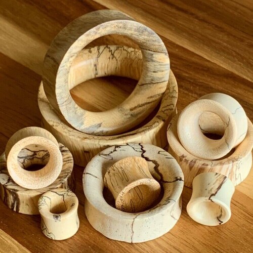 PAIR of Stunning Organic Convex Snake Wood Plugs Gauges 6g Etsy