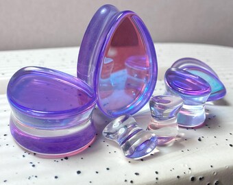 0 G Plugs PAIR Of Beautiful Organic Single Flare Green Jasper Stone Plugs With O Single Flare Stone Plugs - Foto 10