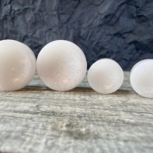 PAIR of Unique Concave White Jade Stone Plugs - Gauges 0g (8mm) up to 1" (25mm) available!