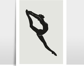 A3 Stampa / Illustrazione "Ballerina"