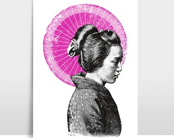 Artprint "Geisha"