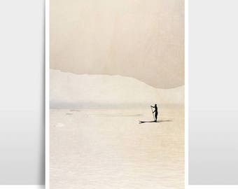 A4 Print / Fotografie "Stand up Paddler"