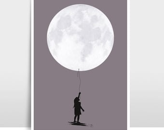 Artprint "Moonballoon"